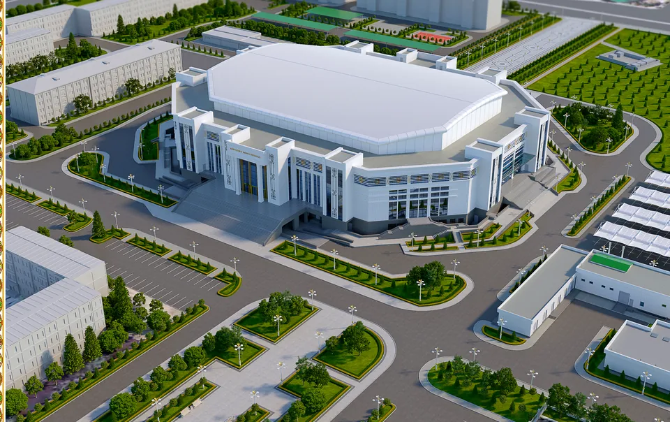 4,000-Seat Multipurpose Cultural Center — Rendering